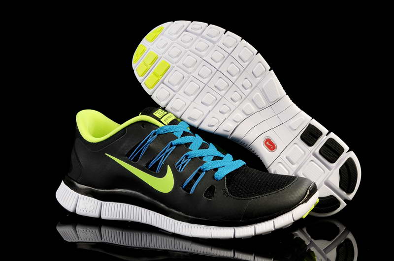 Nike Free Run 5.0 V2 Mens Running Shoes Black Olive Green